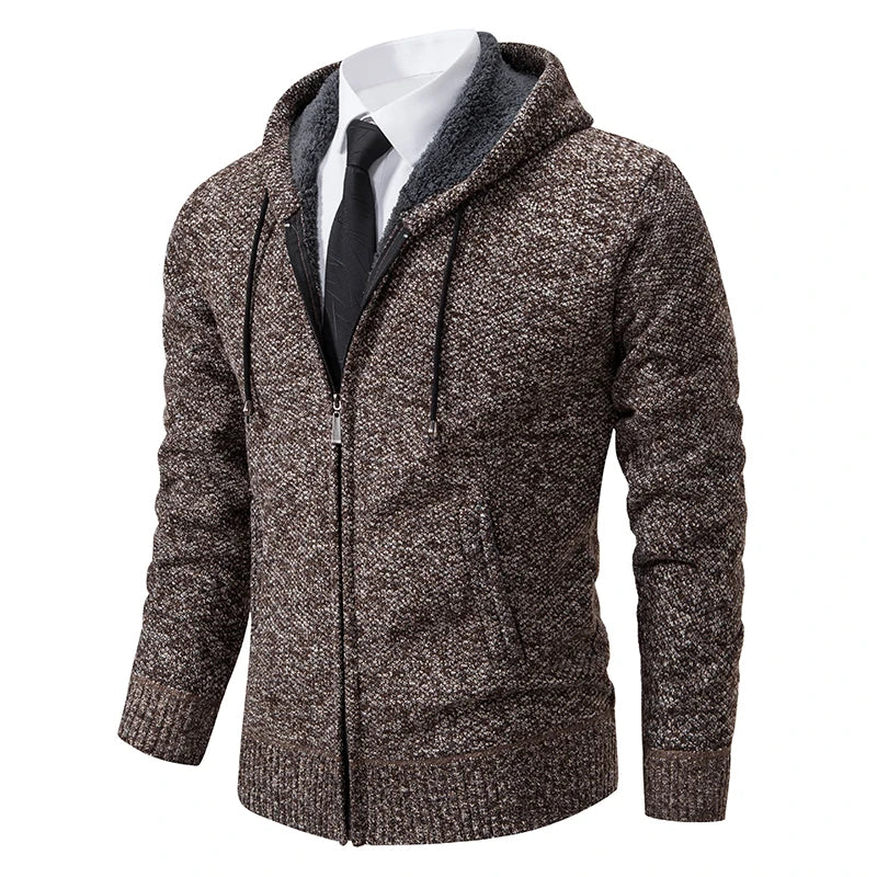 Ryan | Fleece Zip-Up Cardigan