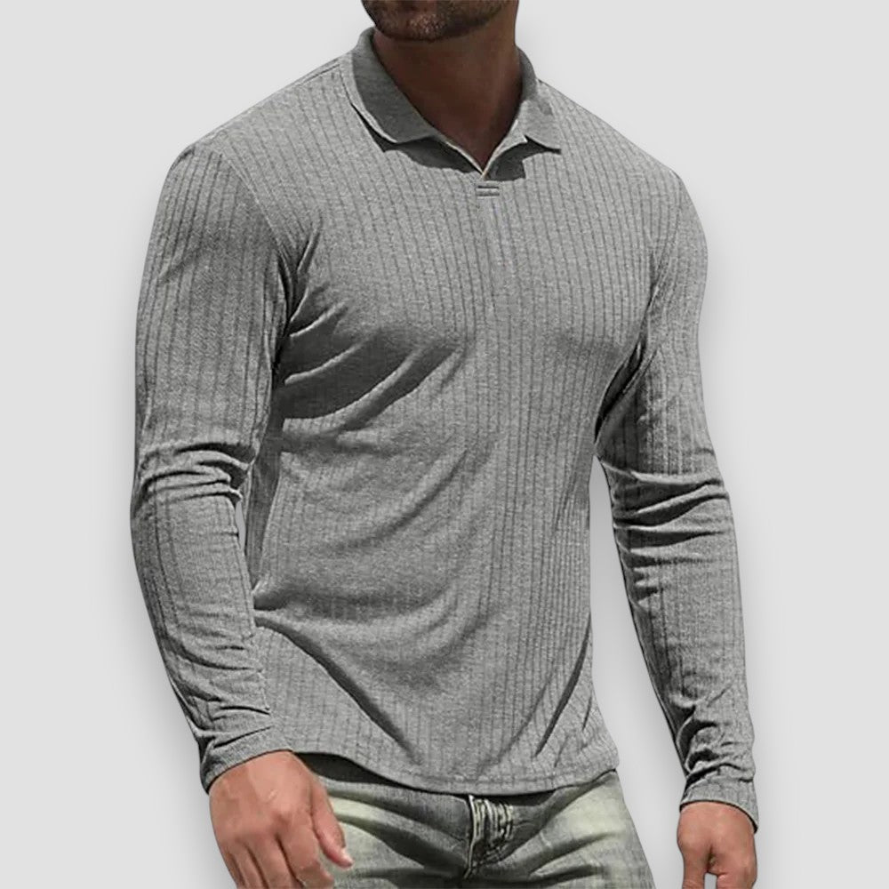 Herman | Comfortable Long Sleeve Polo Shirt