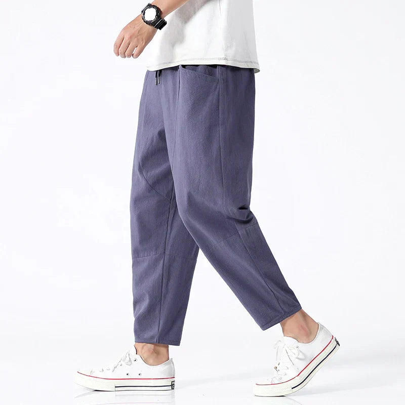 Fred | Comfortable Linen Trousers
