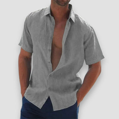 Henry | Casual cotton and linen shirt