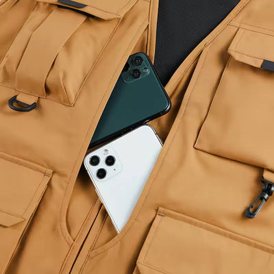 Saul | BREATHABLE MULTI-POCKET CARGO VEST