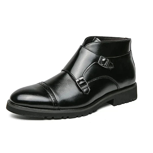 John | Double Buckle Ankle Boots