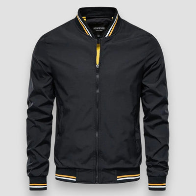 Craig | Stylish Striped Bomber Jacket