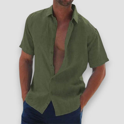 Henry | Casual cotton and linen shirt