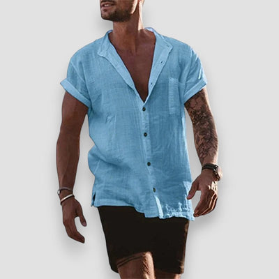 Phillip | Cotton and linen summer shirt