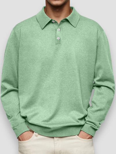 Jacob | Casual Long Sleeve Polo Shirt