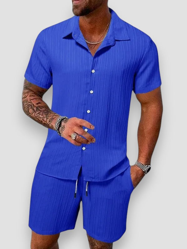 Spencer | Cotton and linen shirt and pants set