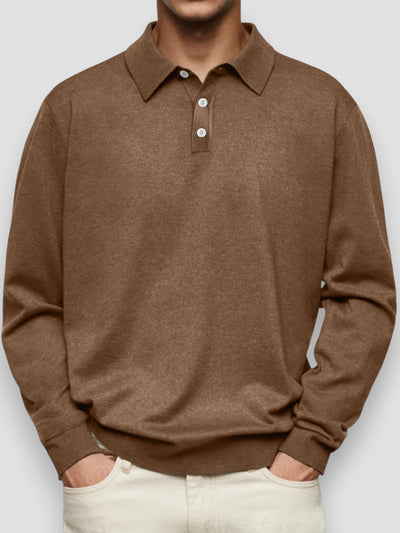 Jacob | Casual Long Sleeve Polo Shirt