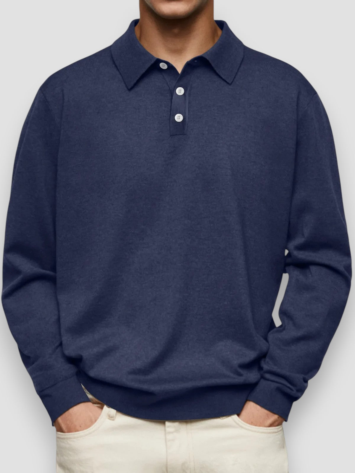 Jacob | Casual Long Sleeve Polo Shirt
