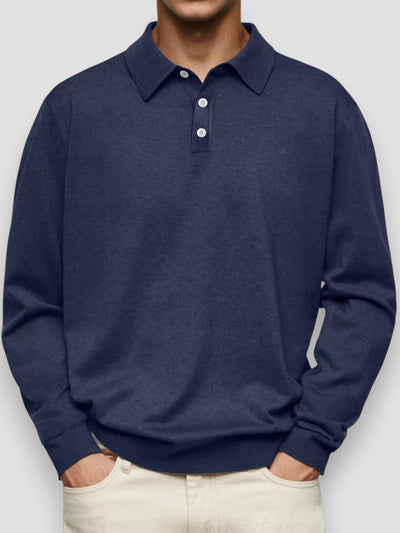 Jacob | Casual Long Sleeve Polo Shirt
