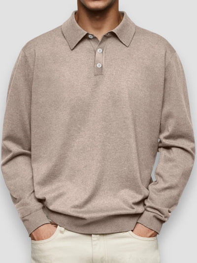 Jacob | Casual Long Sleeve Polo Shirt