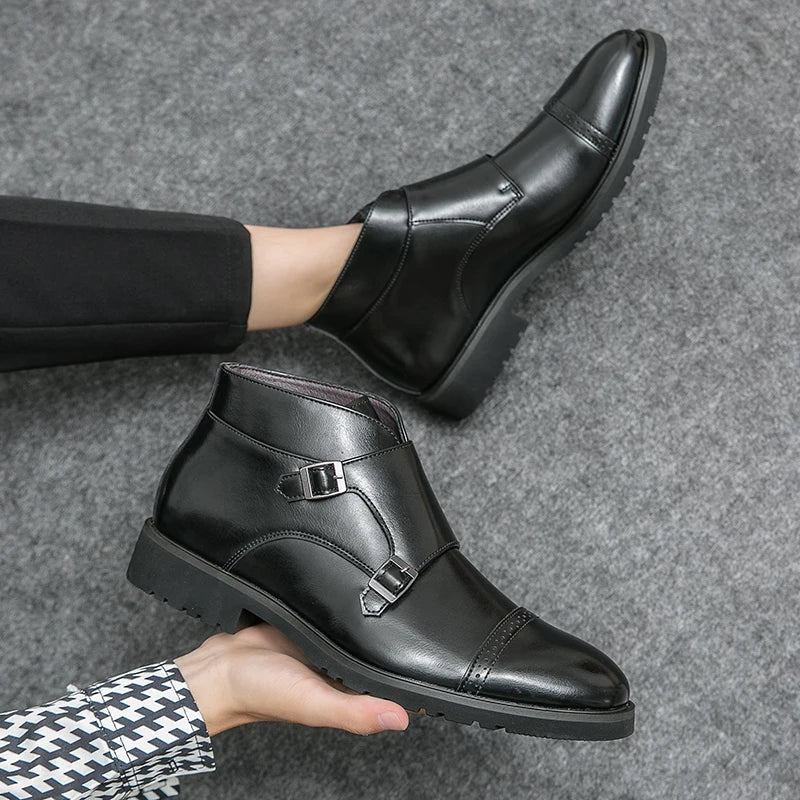 John | Double Buckle Ankle Boots