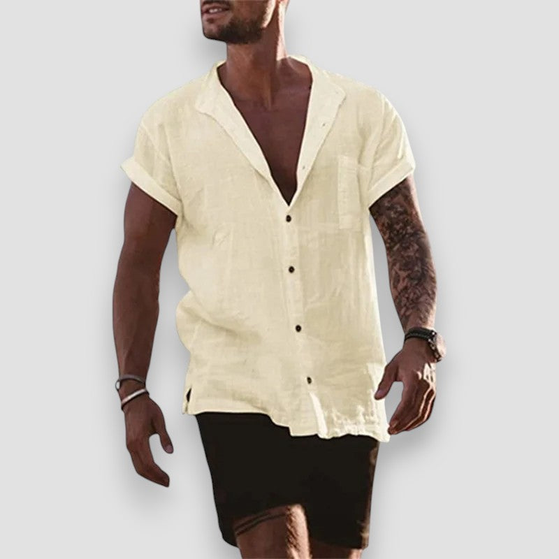 Phillip | Cotton and linen summer shirt