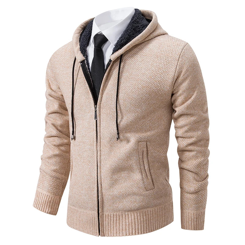 Ryan | Fleece Zip-Up Cardigan