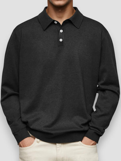 Jacob | Casual Long Sleeve Polo Shirt