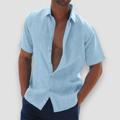 Henry | Casual cotton and linen shirt
