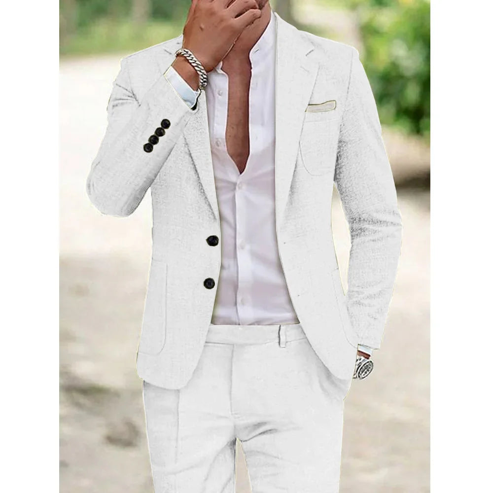 Mitch | Men's Luxury Linen Suit