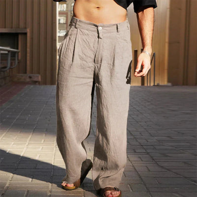 Robert | WIDE-LEG LINEN PANTS