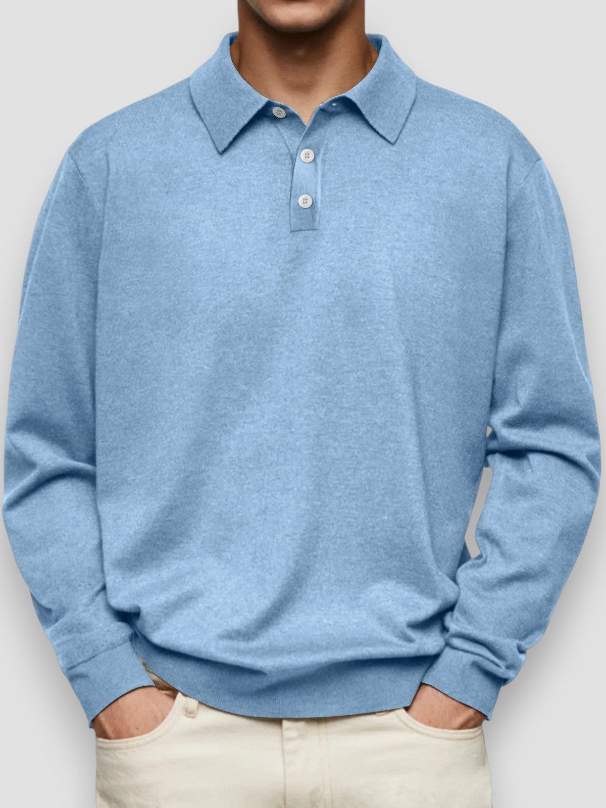 Jacob | Casual Long Sleeve Polo Shirt