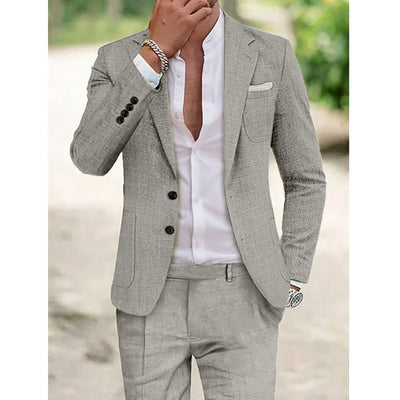 Mitch | Men's Luxury Linen Suit