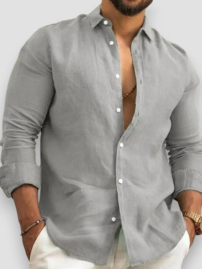 Alfred | Classic cotton and linen button-down shirt