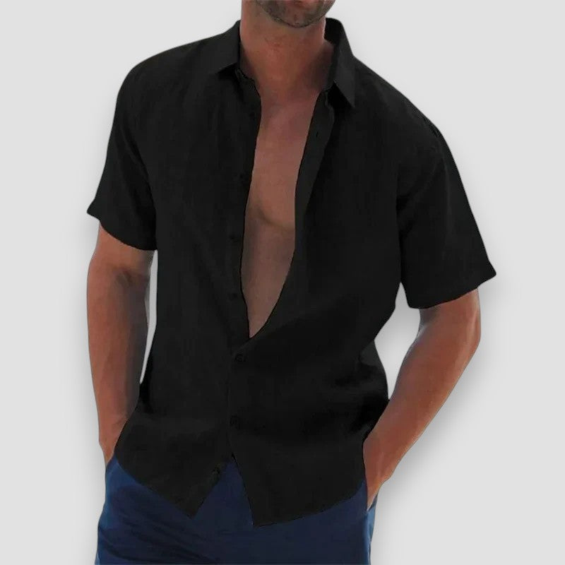 Henry | Casual cotton and linen shirt