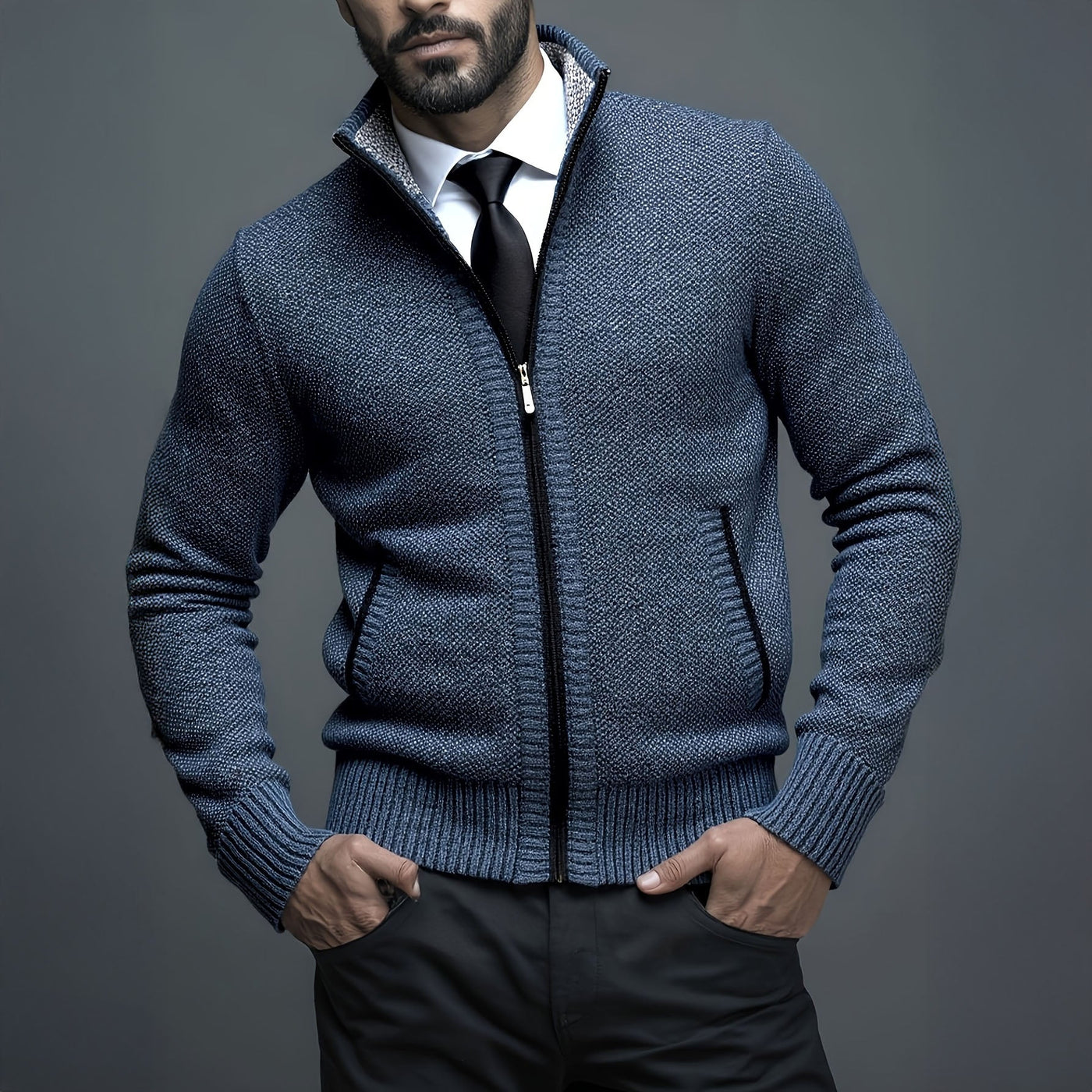 Tom | LUXURY MEN'S VEST WITH ZIP
