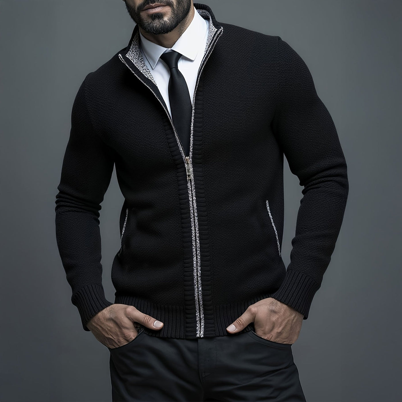 Tom | LUXURY MEN'S VEST WITH ZIP