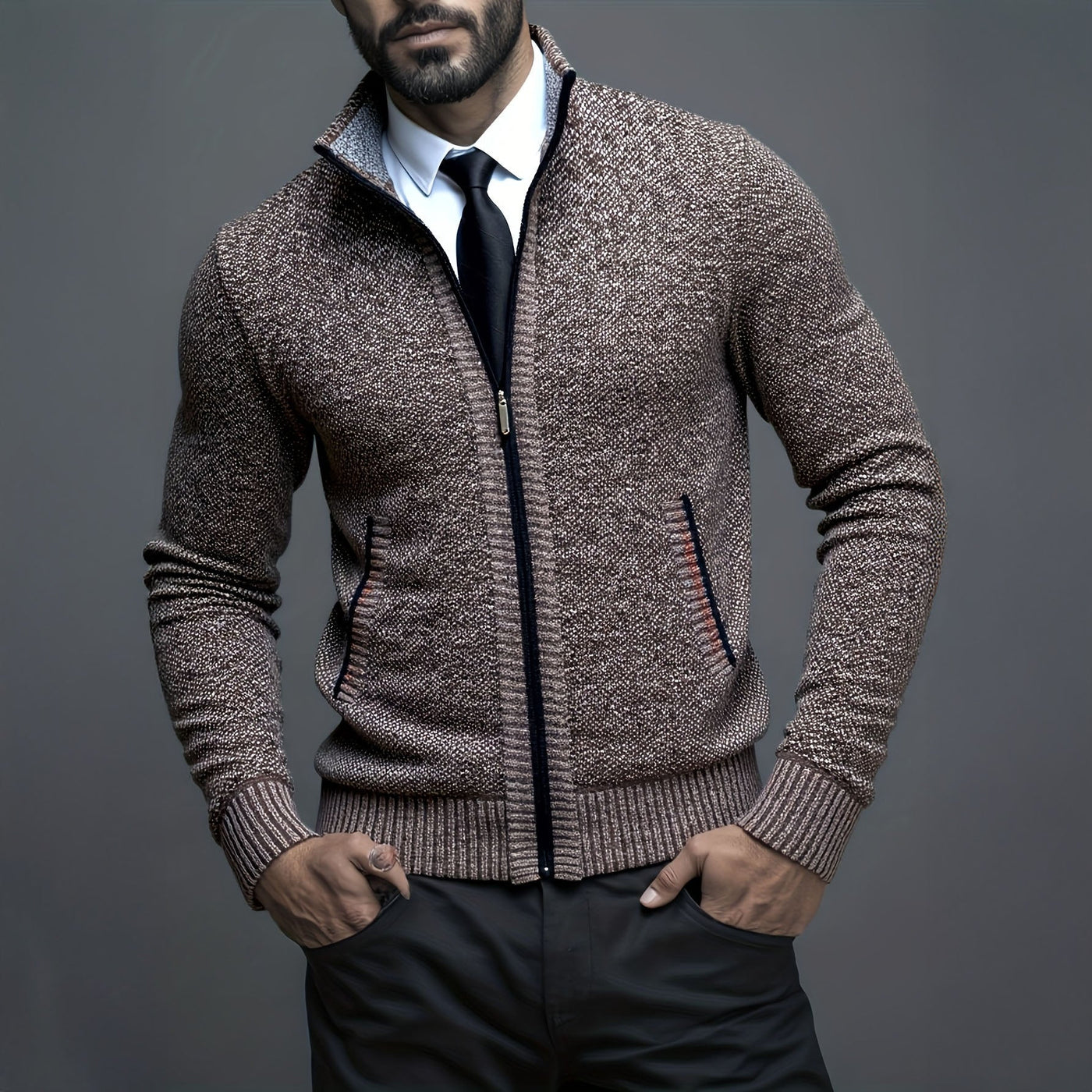 Tom | LUXURY MEN'S VEST WITH ZIP