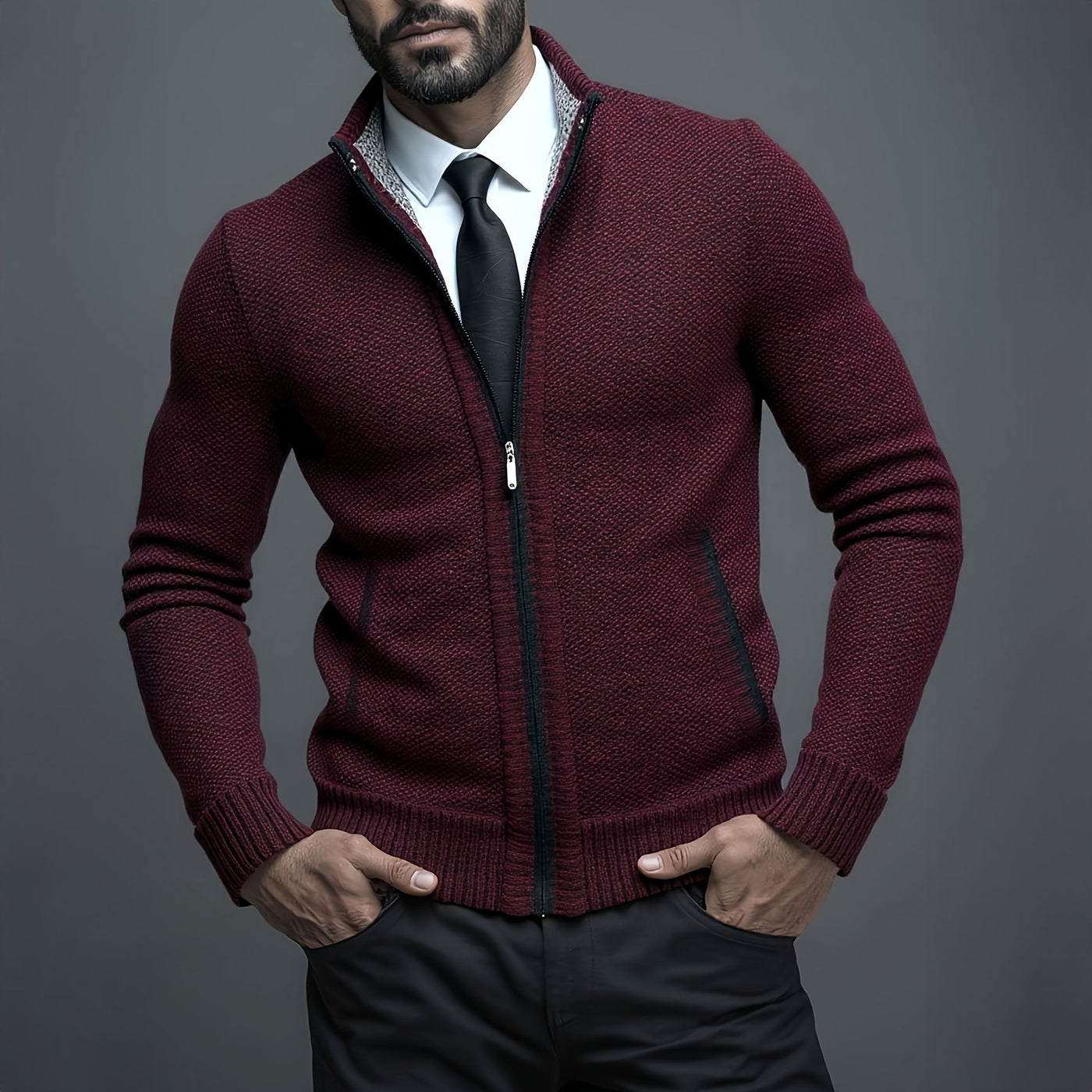Tom | LUXURY MEN'S VEST WITH ZIP