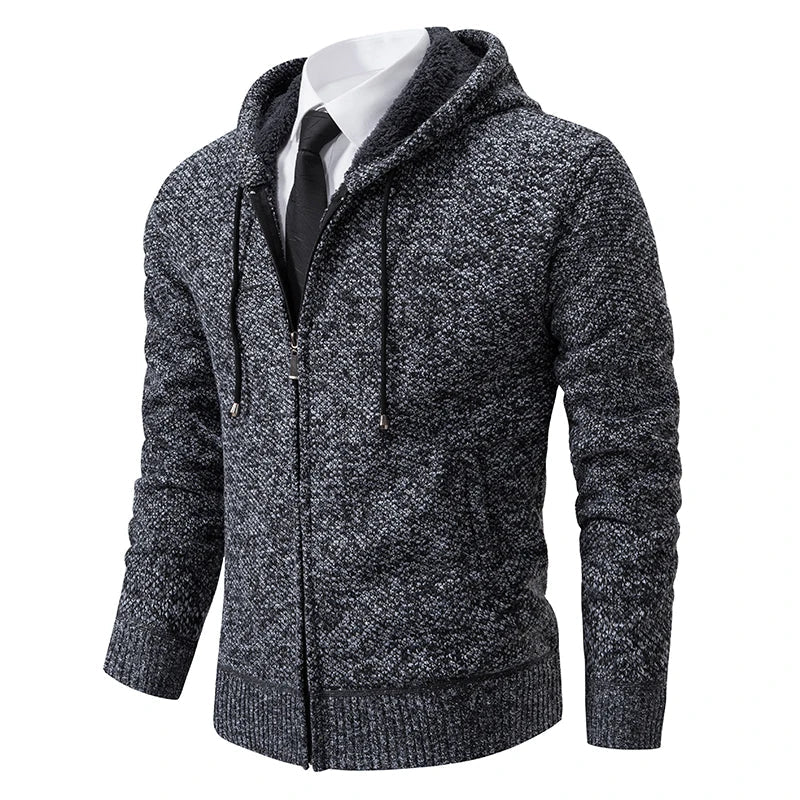 Ryan | Fleece Zip-Up Cardigan