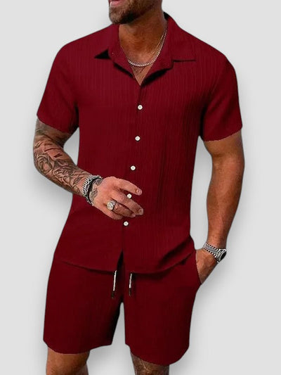 Spencer | Cotton and linen shirt and pants set