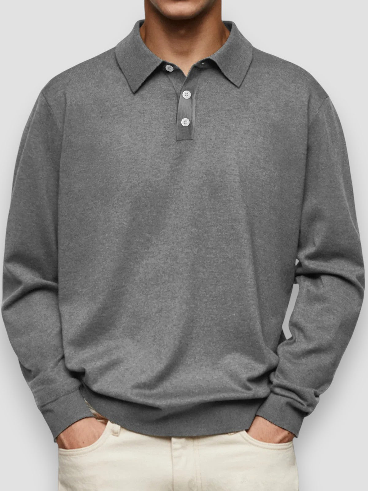 Jacob | Casual Long Sleeve Polo Shirt