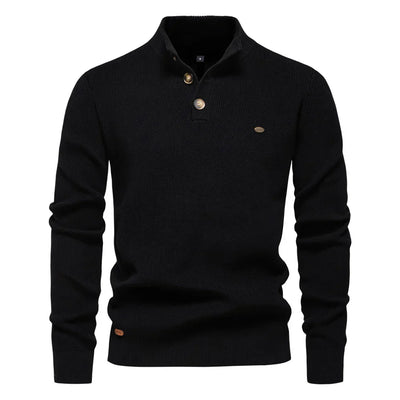 Quentin | MEN'S SWEATER WITH BUTTON DESIGN
