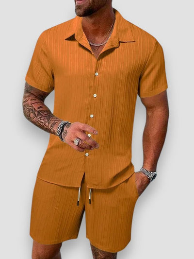 Spencer | Cotton and linen shirt and pants set