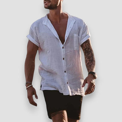 Phillip | Cotton and linen summer shirt
