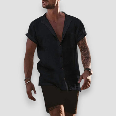 Phillip | Cotton and linen summer shirt