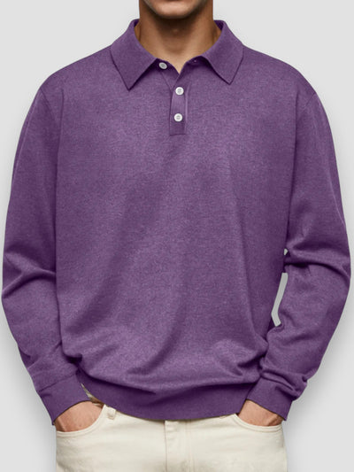 Jacob | Casual Long Sleeve Polo Shirt