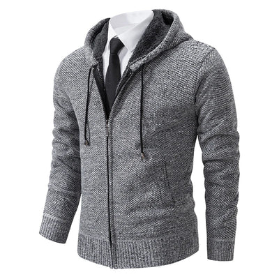 Ryan | Fleece Zip-Up Cardigan