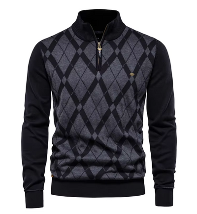 Quintin | MEN'S HALF-ZIP SWEATER