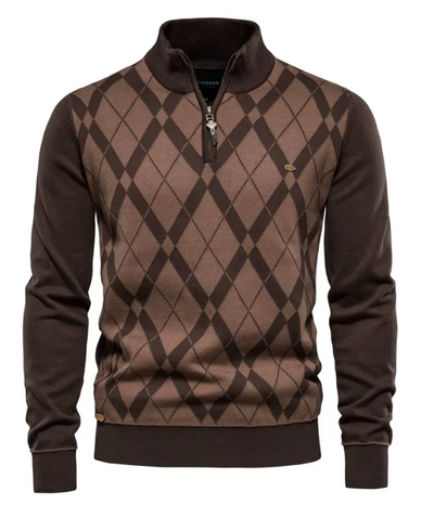 Quintin | MEN'S HALF-ZIP SWEATER