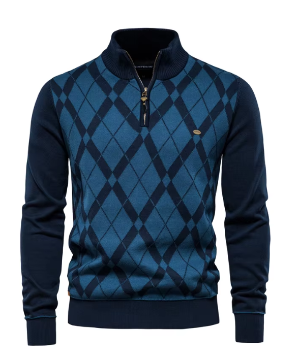 Quintin | MEN'S HALF-ZIP SWEATER