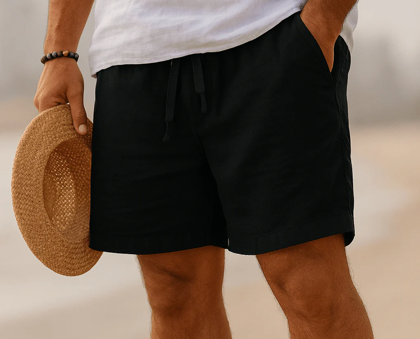 Connor | Elegant linen shorts