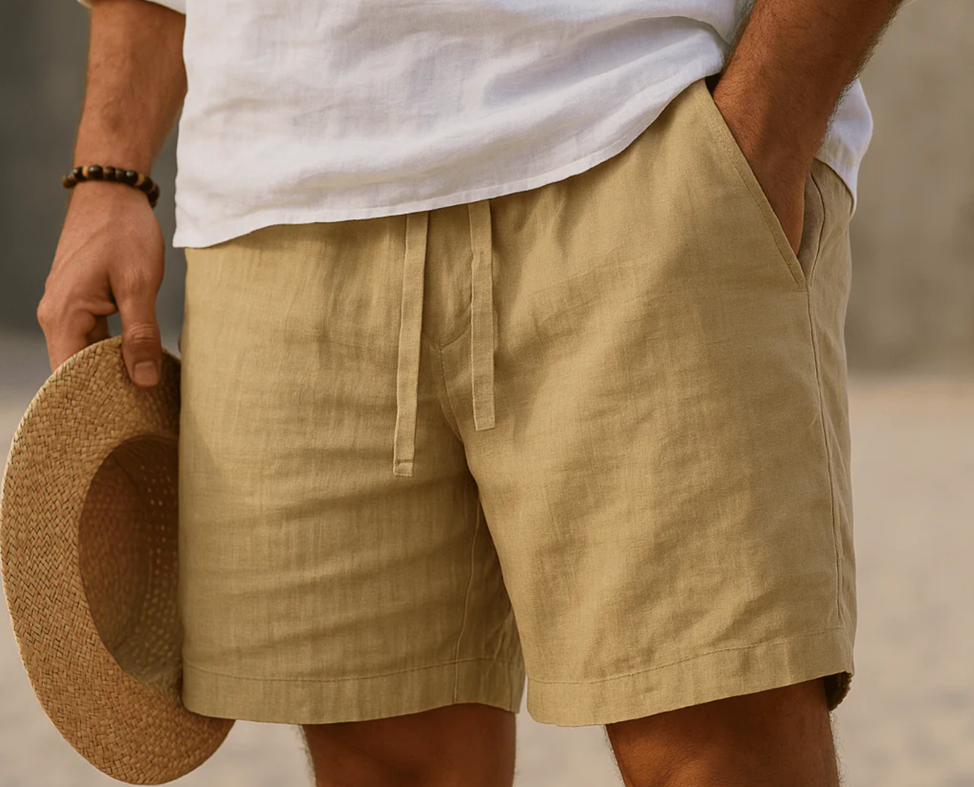 Connor | Elegant linen shorts