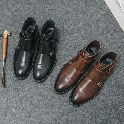 John | Double Buckle Ankle Boots