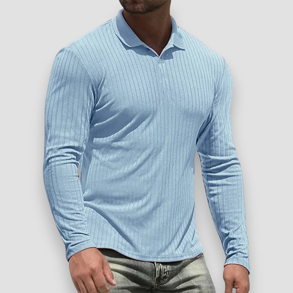 Herman | Comfortable Long Sleeve Polo Shirt