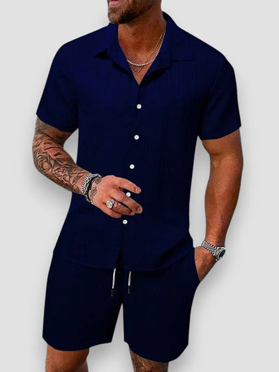Spencer | Cotton and linen shirt and pants set