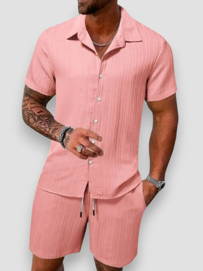 Spencer | Cotton and linen shirt and pants set