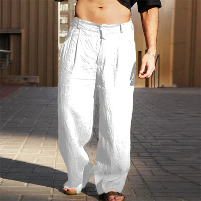 Hank | Wide linen pants