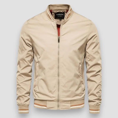Craig | Stylish Striped Bomber Jacket